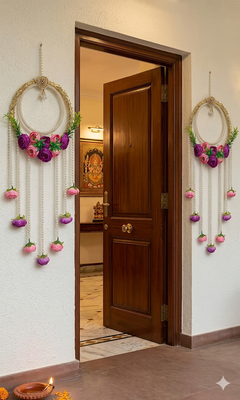  handmade decorative wall hanging for home decorative door hanging for home decorations (pack of 2) 3
