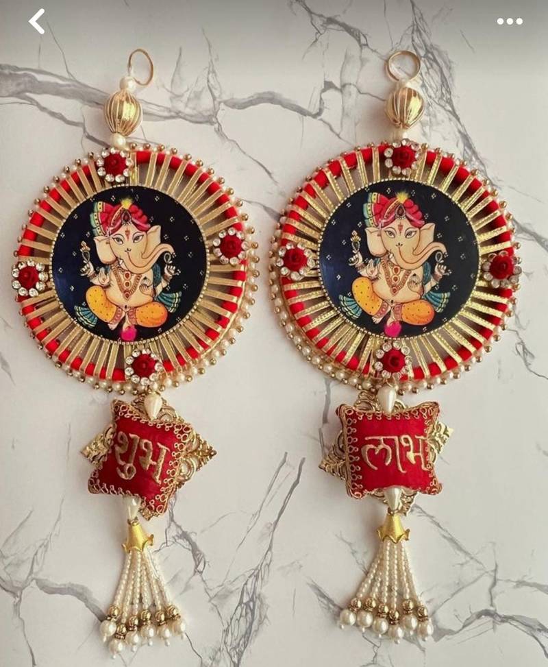 handmade decorative wall hanging for home decoration door hanging for home decorations (pack of 2)
