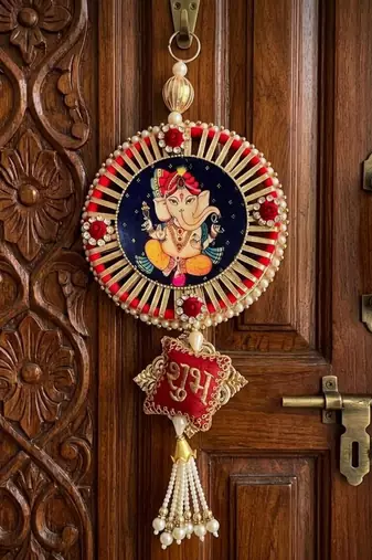 handmade decorative wall hanging for home decoration door hanging for home decorations (pack of 2)