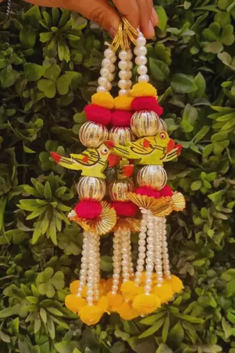handmade decorative wall decor hanging for home decorations (pack of 6)