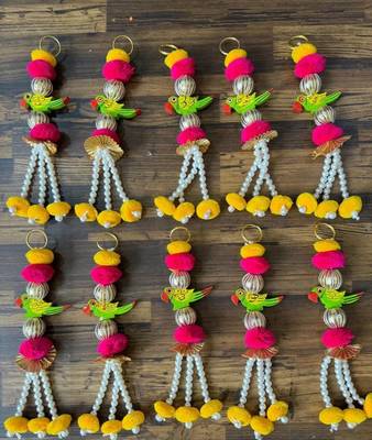handmade decorative wall decor hanging for home decorations (pack of 6) 2