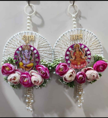 handmade decorative wall hanging  for home decoration for home decorations (pack of 2) 1