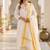 White khadi cotton kurti pant dupatta set