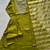 Green premium glass roman silk kurti pant dupatta set