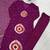 Purple jaipuri cotton(2side pocket) kurti pant dupatta set
