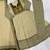 Cream jaipuri cotton kurti pant dupatta set