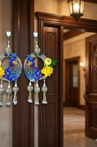 handmade decorative wall hanging for home decoration door hanging latkan wall for home decorations (pack of 2)