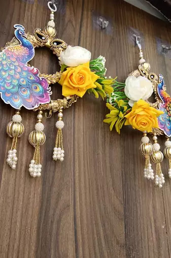 handmade decorative wall hanging for home decoration door hanging latkan wall for home decorations (pack of 2)