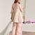 Rose mint pink embroidered kota tissue kurta set