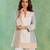 White handloom cotton linen co ord set