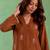 Brown handloom cotton linen co ord set