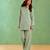 Mint green handloom cotton linen co ord set