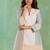 White handloom cotton linen top