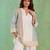 White handloom cotton linen top