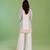 White handloom cotton linen top