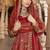 Designer Maroon Anarkali Gown Suit Set with Embroidery & Dupatta
