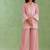 Pink chanderi tissue top