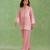 Pink chanderi tissue top