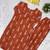 Orange cotton blend kurti pent set