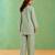 Mint green handloom cotton linen top