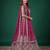 Enchanting Pink Dori, Zari, and Multiple Sequins Embroidered Rangoli Silk Indian latest designer Bollywood lehenga