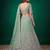 Mesmerizing Pista-Green Dori, Zari, and Sequins Embroidered Rangoli Silk Indian Ethnic lehenga