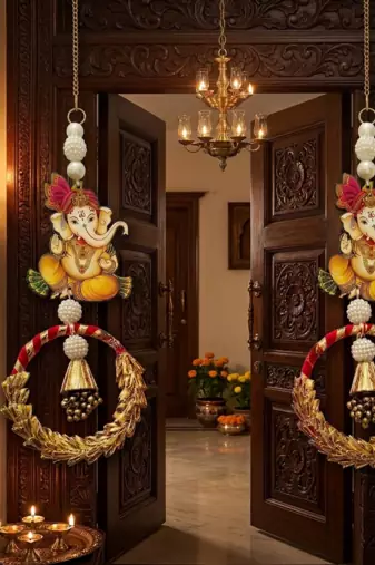 handmade decorative hanging for home decoration door hanging latkan for home decorations (pack of 2)