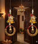 handmade decorative hanging for home decoration door hanging latkan for home decorations (pack of 2)