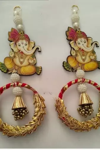 handmade decorative hanging for home decoration door hanging latkan for home decorations (pack of 2)