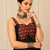 black ajrak print cotton navratri lehenga set