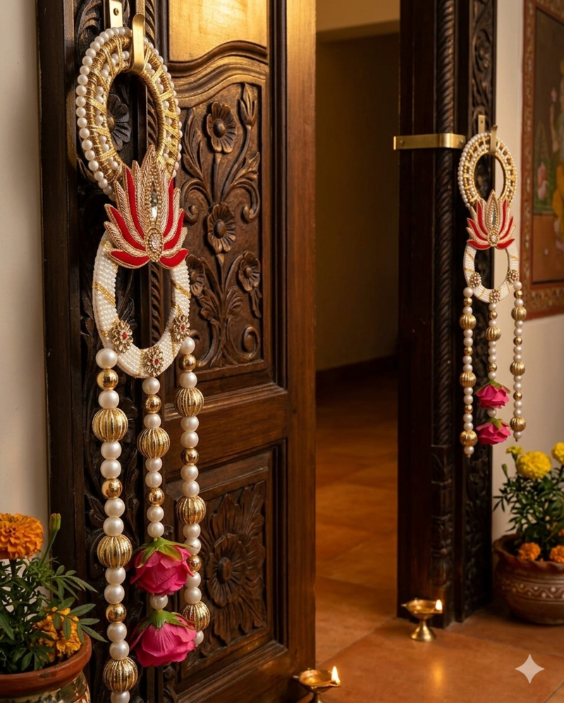 handmade decorative hanging for home decoration hanging latkan for home decorations (pack of 2)