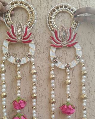 handmade decorative hanging for home decoration hanging latkan for home decorations (pack of 2) 3