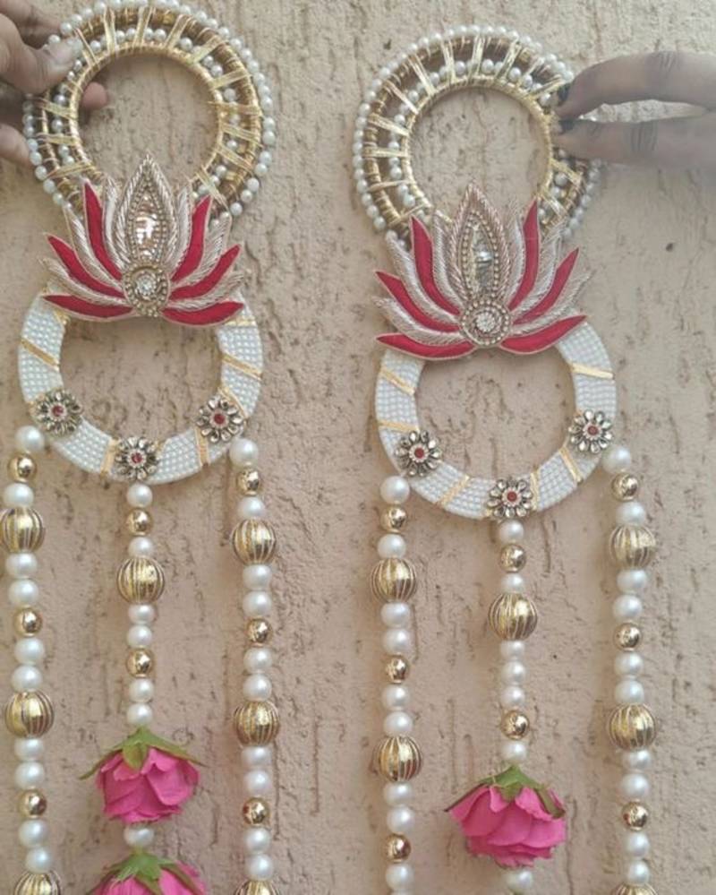 handmade decorative hanging for home decoration hanging latkan for home decorations (pack of 2)