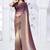 brown & wine color fendy silk blend two tone shaded zircon work saree
