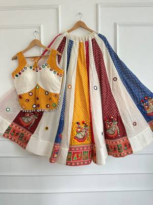 Multicolor Pure Ajrakh Cotton Chaniya Choli 2