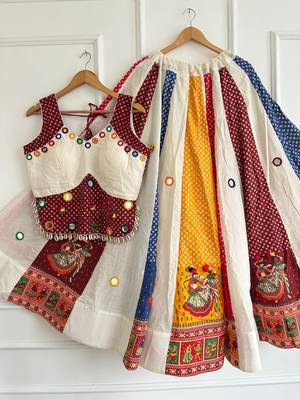 Multicolor Ajrakh Cotton Chaniya Choli 2