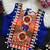 Navratri halter neck shell work designer blouse
