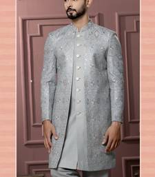 Pista green indowestern for men | premium men's ethnic wear
