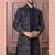 Navy blue indowestern for men | premium men's ethnic wear