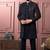 Midnight blue indowestern for men | men's ethnic wear