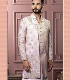 Pink open indowestern for men | premium men's ethnic wear