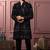 Black open indowestern for men | premium men's ethnic wear