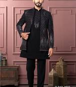 Black indowestern for men | men's ethnic wear