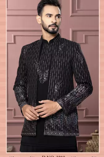 Black indowestern for men | men's ethnic wear