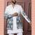 Blue shaded open indowestern for men | premium men's ethnic wear