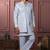Sky blue v neck indowestern for men | premium men's ethnic wear