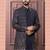 Grey open indowestern for men | premium men's ethnic wear