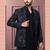 Blue open indowestern for men | men's ethnic wear