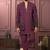 Rouge pink v neck indowestern for men | premium men's ethnic wear