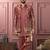 Rust open indowestern for men | premium men's ethnic wear